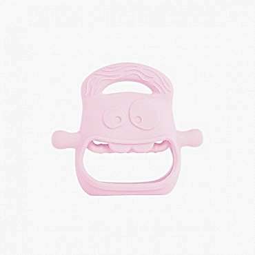 Pembe Bebek Silikon Diş Kaşıyıcı  