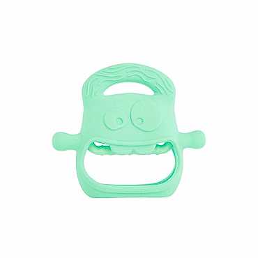 Açık Yeşil Bebek Silikon Diş Kaşıyıcı   