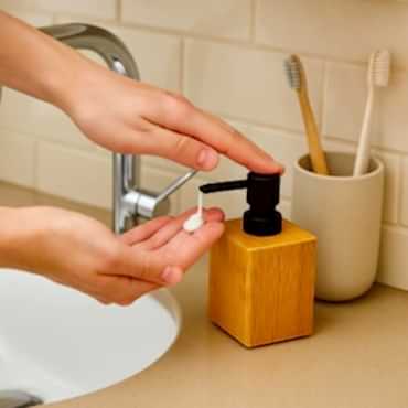 Büyük Ahşap Sıvı Sabunluk