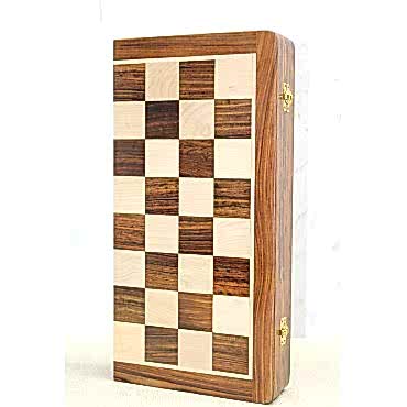 Mıknatıs Taşlı Ahşap Katlanabilir Kutulu Satranç Oyunu 40 Cm 