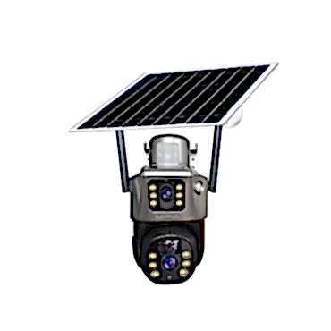 3 MP + 3 MP Çift Lens Solar TF Kart Girişli 4G Kamera