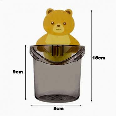 Ayı Figürlü Plastik Organizer 