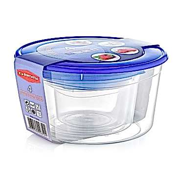 4'lü Derin Saklama Kabı Seti 