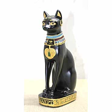 Polyester Mısır Kedisi Figür Büyük Boy