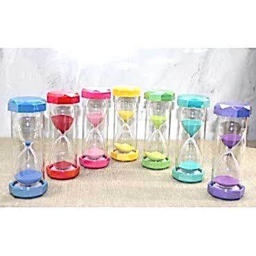 Plastik Çerçeveli Renkli 5 Dk Kum Saati 