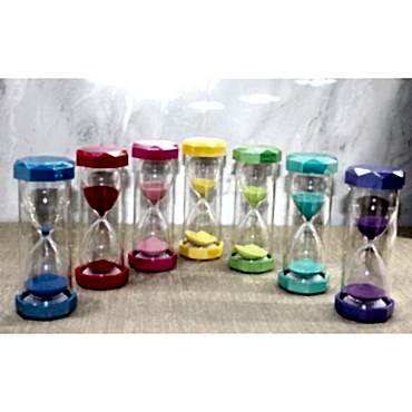 Plastik Çerçeveli Renkli 30 Dk Kum Saati 