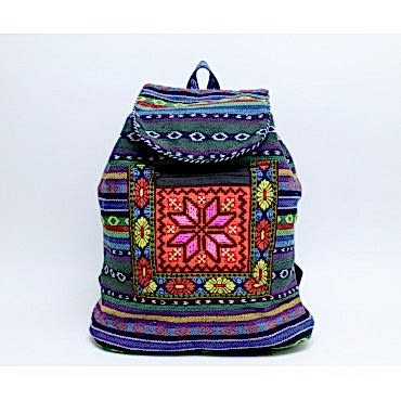 Kilim Desenli Sırt Çantası 