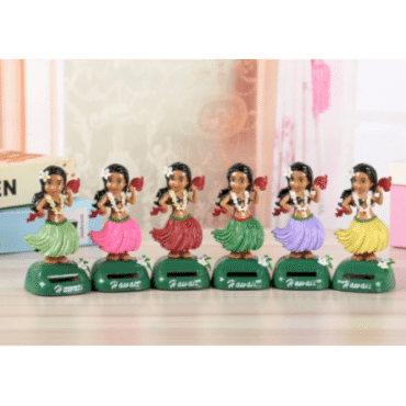 Güneş Enerjili Solar Dans Eden Kız Büyük Boy