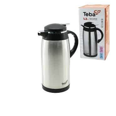 1.3 lt İçi Cam Dışı Çelik Termos