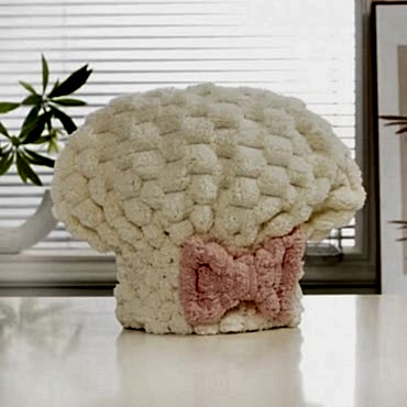 Mikrofiber Örgü Saç Kurutma Bone Havlu