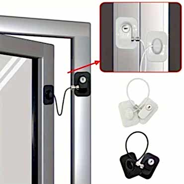 Siyah Plaka Halatlı Emniyet Kilidi 