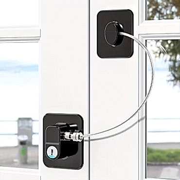 Siyah Plaka Halatlı Emniyet Kilidi 