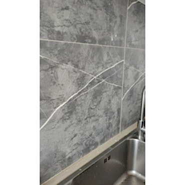 30x30 Antrasit Mermer Desenli Duvar Sticker