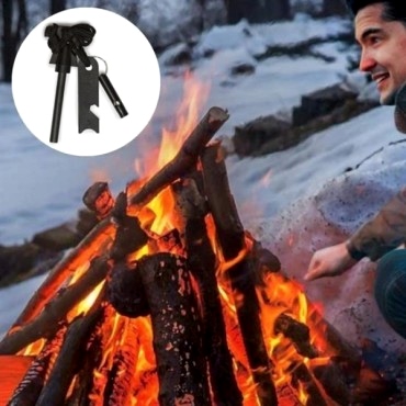 Acil Durum Magnezyum Çakmaktaşı Hayatta Kalma Kiti