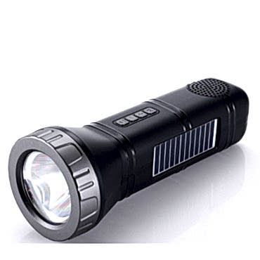 Güneş Enerjili Bluetooth Radyo Özellikli Kamp El Feneri 