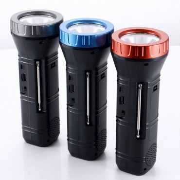 Güneş Enerjili Bluetooth Radyo Özellikli Kamp El Feneri 