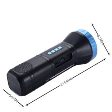 Güneş Enerjili Bluetooth Radyo Özellikli Kamp El Feneri 