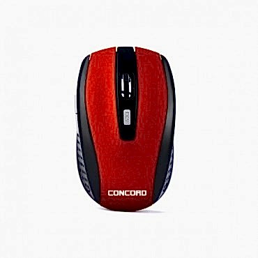 Kırmızı Kablosuz 6D Optik Mouse   