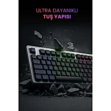 Kablolu Işıklı Gaming Standart Türkçe Q Klavye Ve Mouse Seti