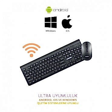 Multimedya Q Klavye Ve Mouse Seti 