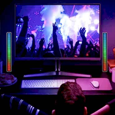 RGB Sese Duyarlı Taşınabilir Ekolayzer LED Çubuk 