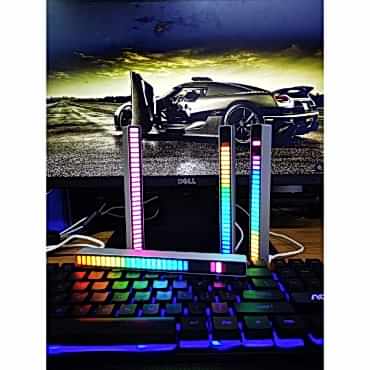 RGB Sese Duyarlı Taşınabilir Ekolayzer LED Çubuk 