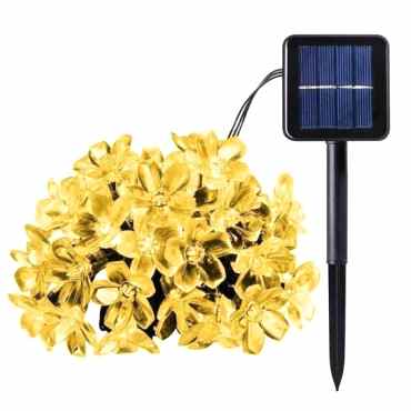 Solar 5m 50 Led Papatya Gün Işığı 8 Fonksiyonlu